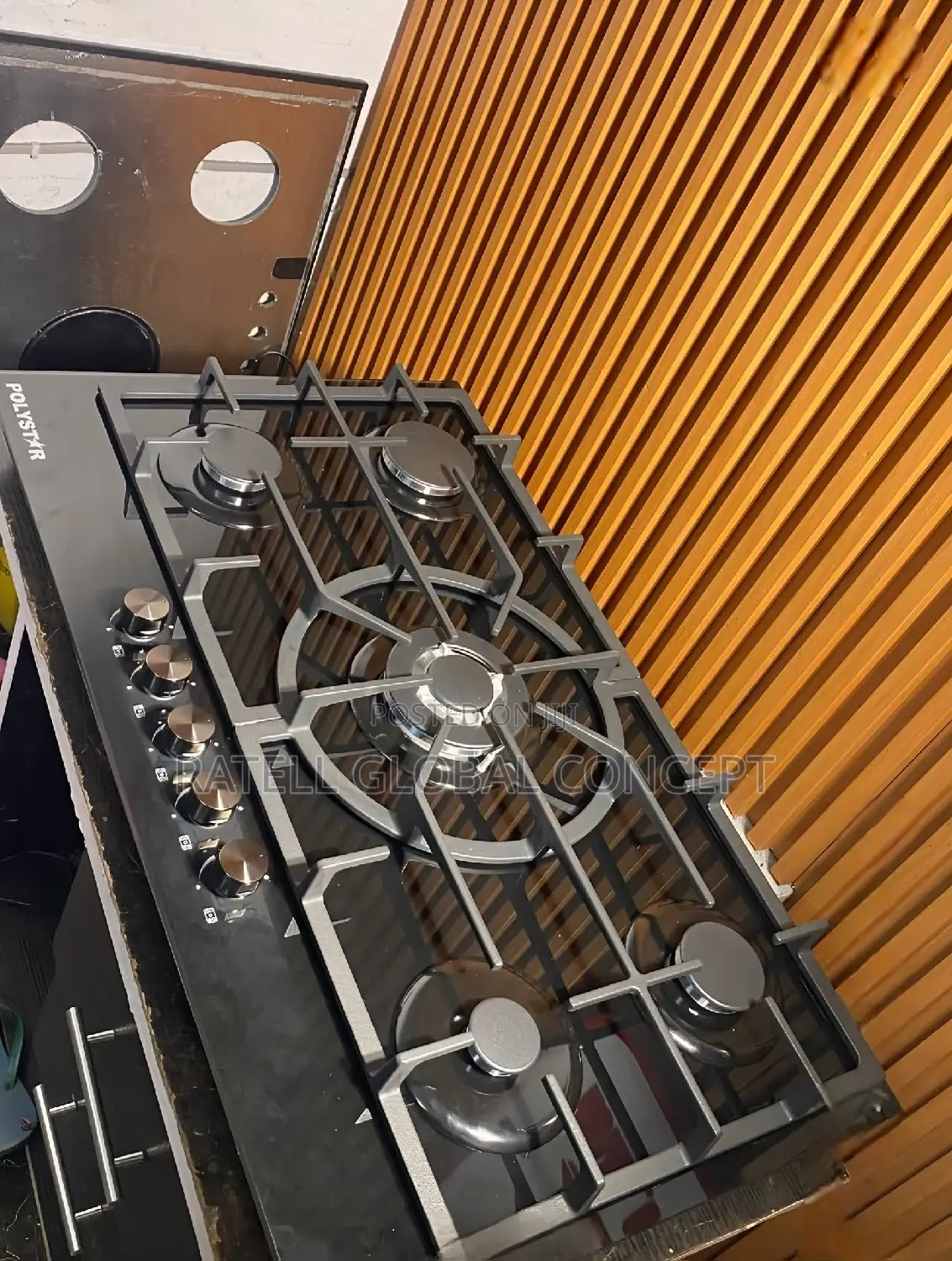 Polystar 5 Burner All Gas Cooker (Electric and Battery Ignition)