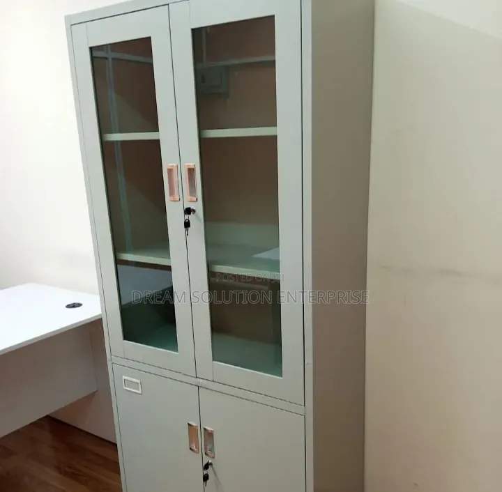 Beautiful Imported Half Glass Filling Cabinet