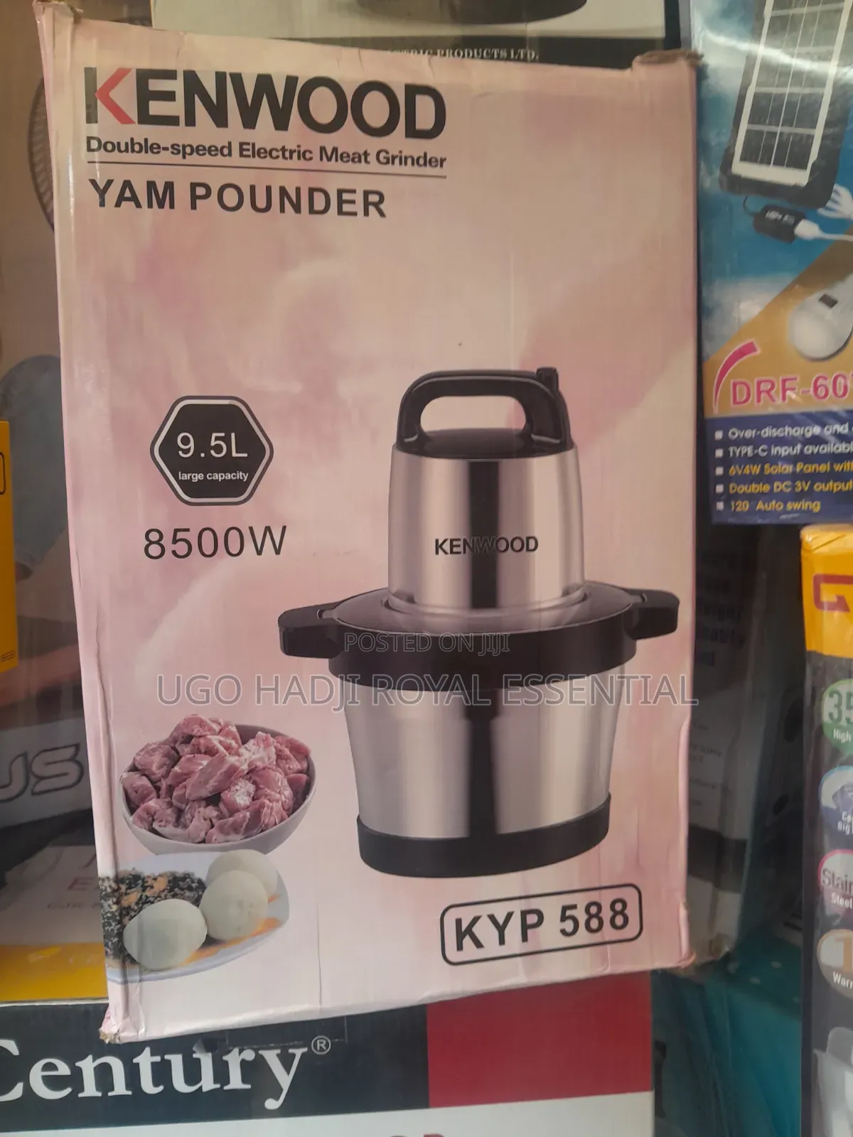 Kenwood 9.5LDouble-Speed ElectricYamPounder&MeatGrinder(KYP 588)—8500W
