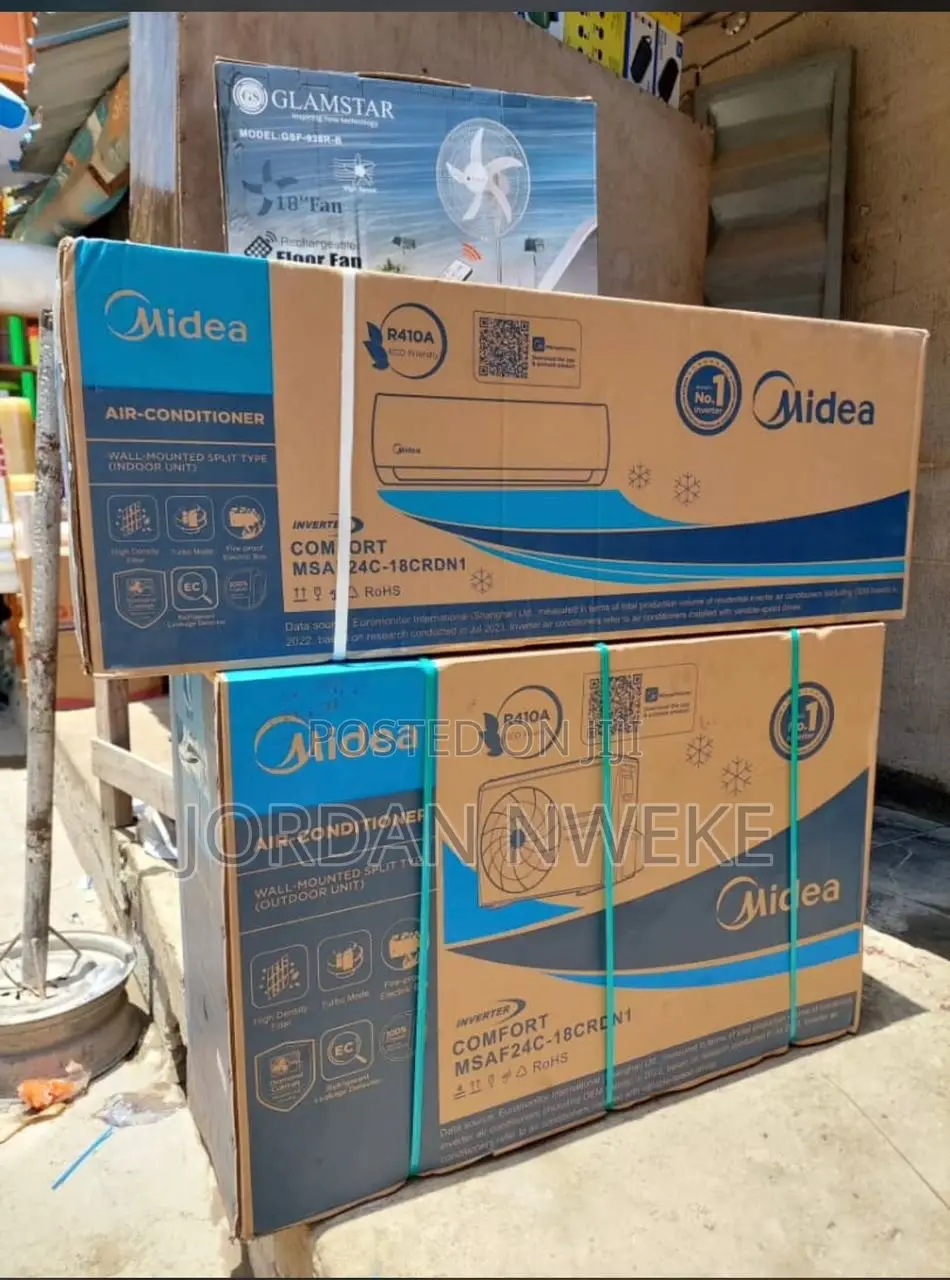 1.5hp Midea Inverter Air Conditioner Split Unit With Free Kits