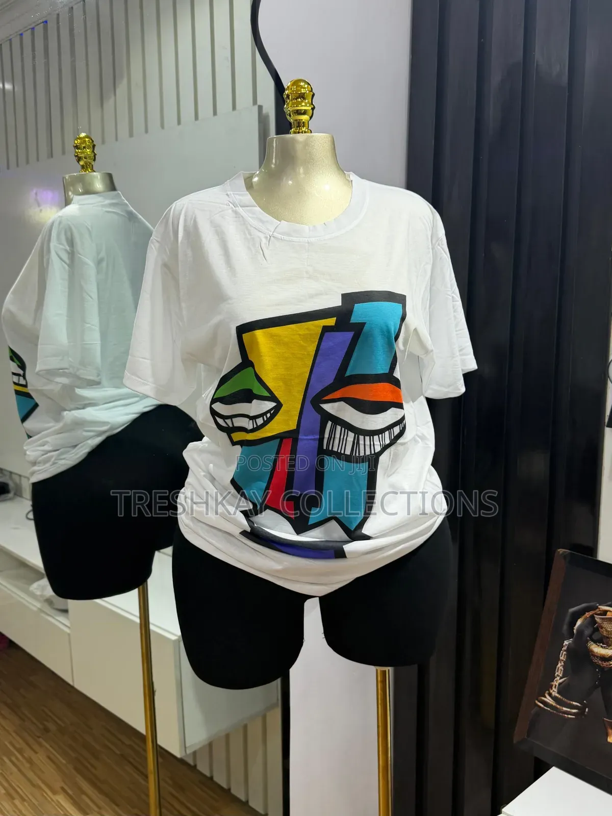 Graphics Designed T-Shirt for Ladies