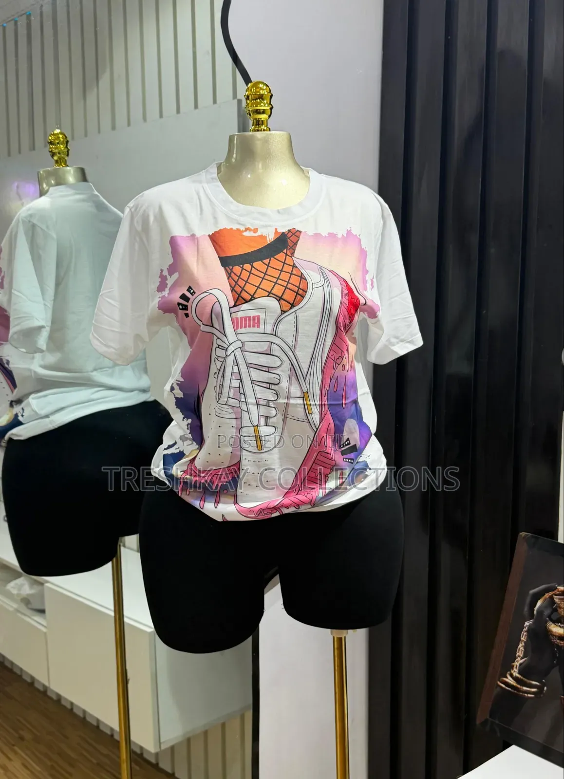 Graphics Designed T-Shirt for Ladies