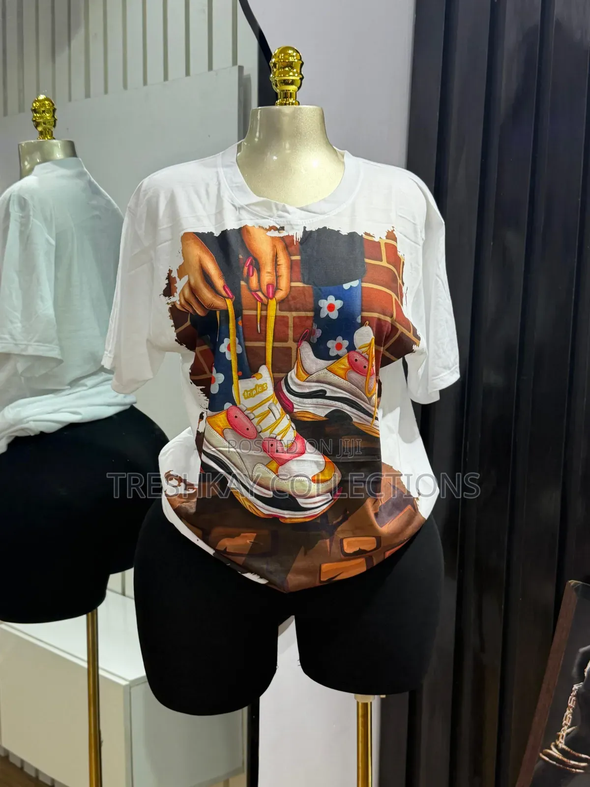 Graphics Designed T-Shirt for Ladies