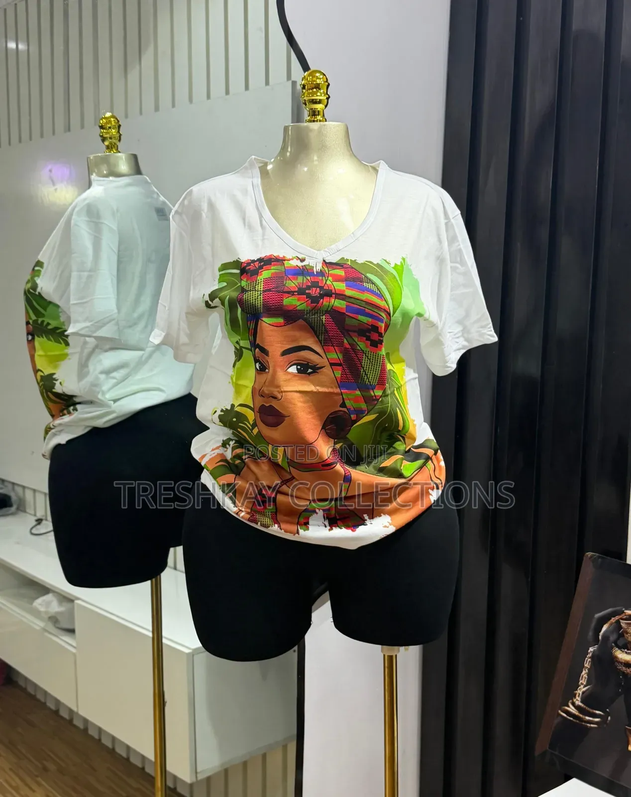 Graphics Designed T-Shirt for Ladies