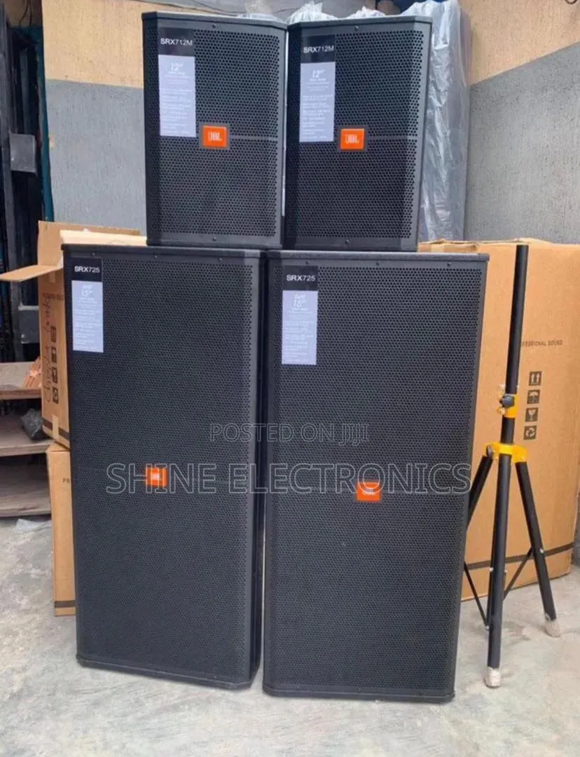 1 Pair of JBL Full Range and 1 Pair of 12" Feedback Monitor