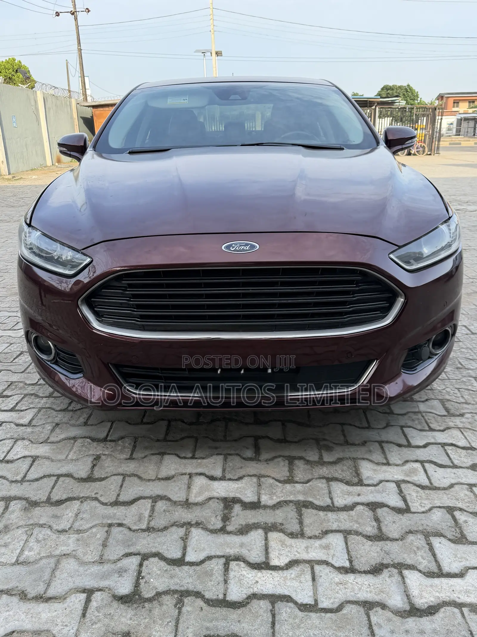 Ford Fusion Titanium 4dr Sedan w/EcoBoost (2.0L 4cyl Turbo 6A) 2015 Red