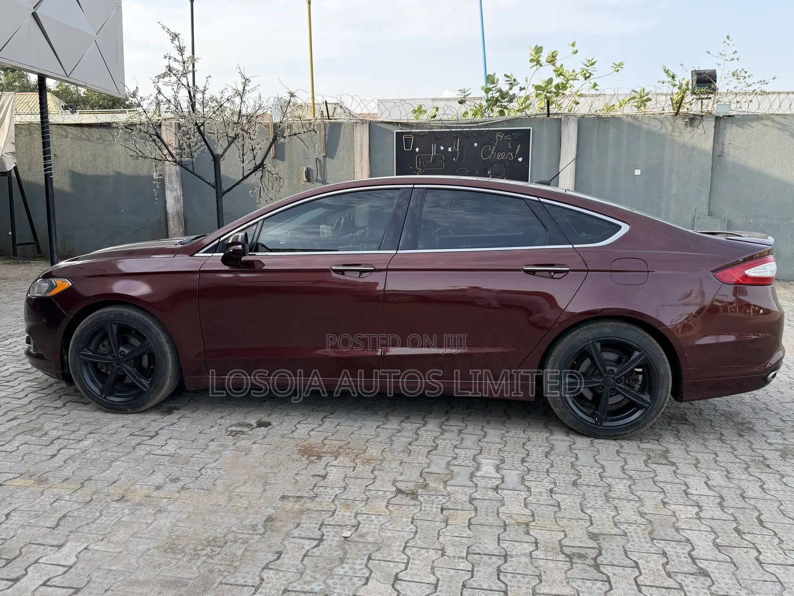 Ford Fusion Titanium 4dr Sedan w/EcoBoost (2.0L 4cyl Turbo 6A) 2015 Red