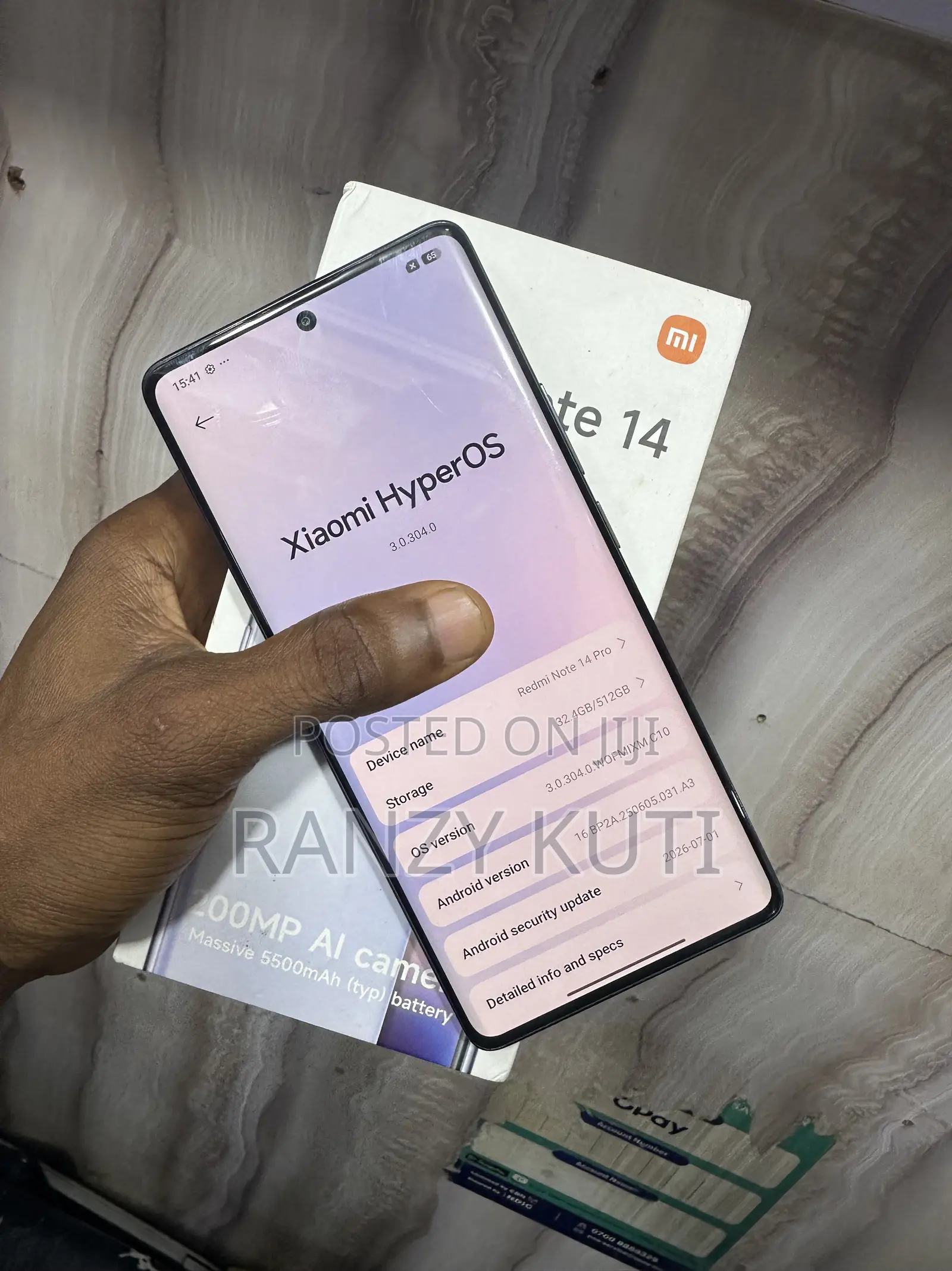 Xiaomi Redmi Note 14 Pro 5G 512 GB Black