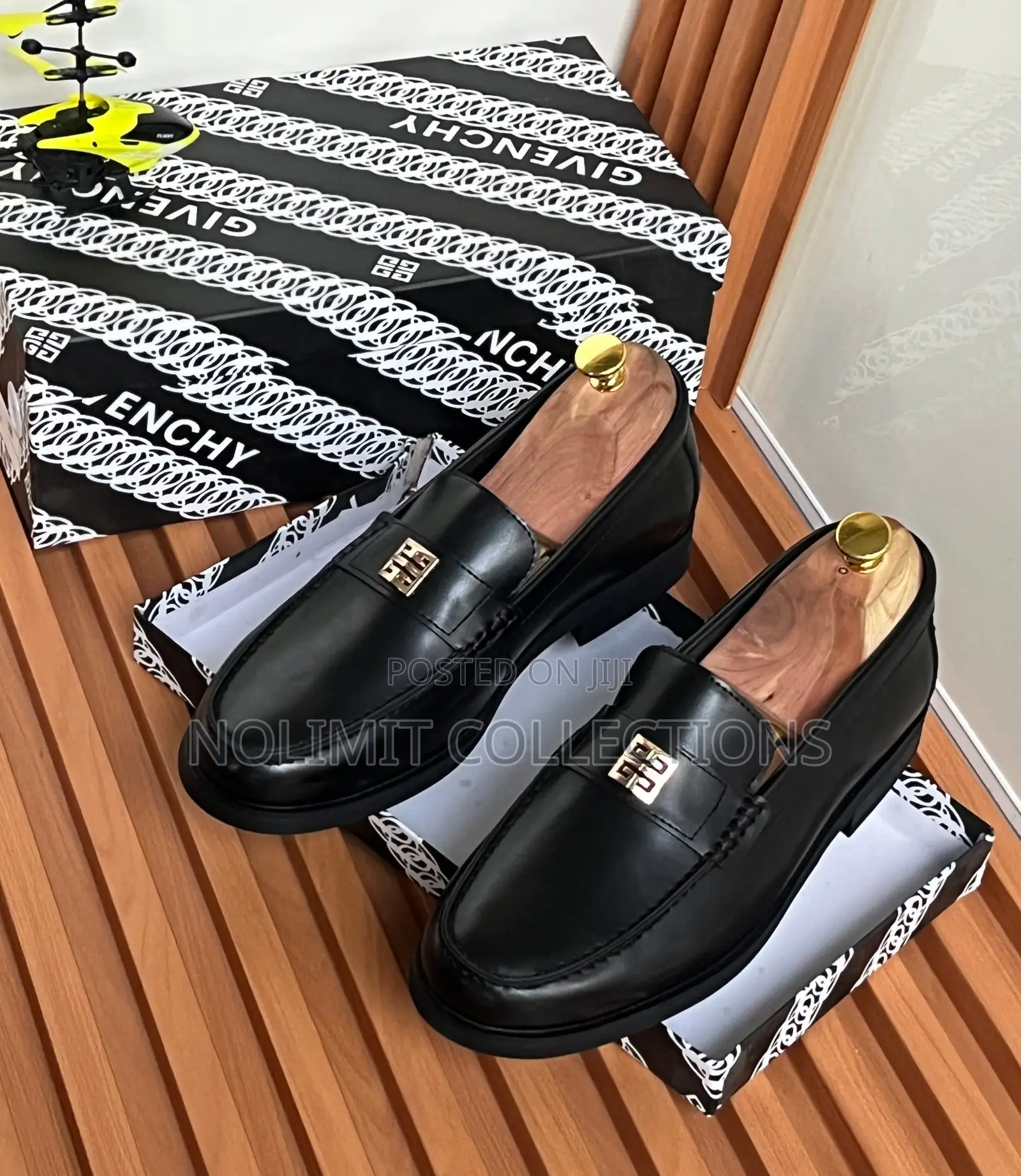 Men's Givenchy Leather Loafers With Black Soles