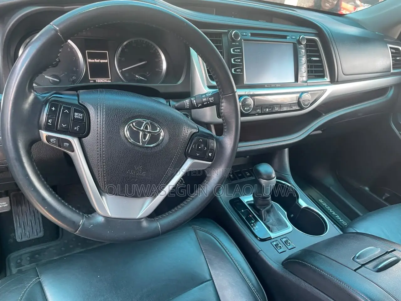 Toyota Highlander XLE V6 4x2 (3.5L 6cyl 6A) 2016 Red