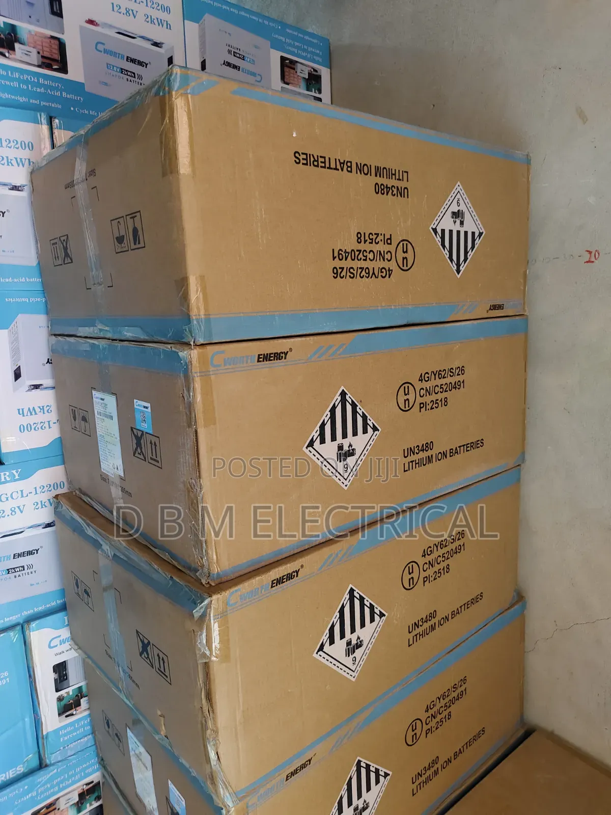 Cworth 5kwh 24v Solar Lithium Battery