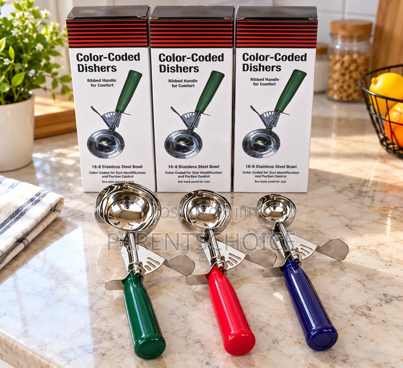 Stainless Steel Ice Cream Scoops / Portion Dishers- 1pc