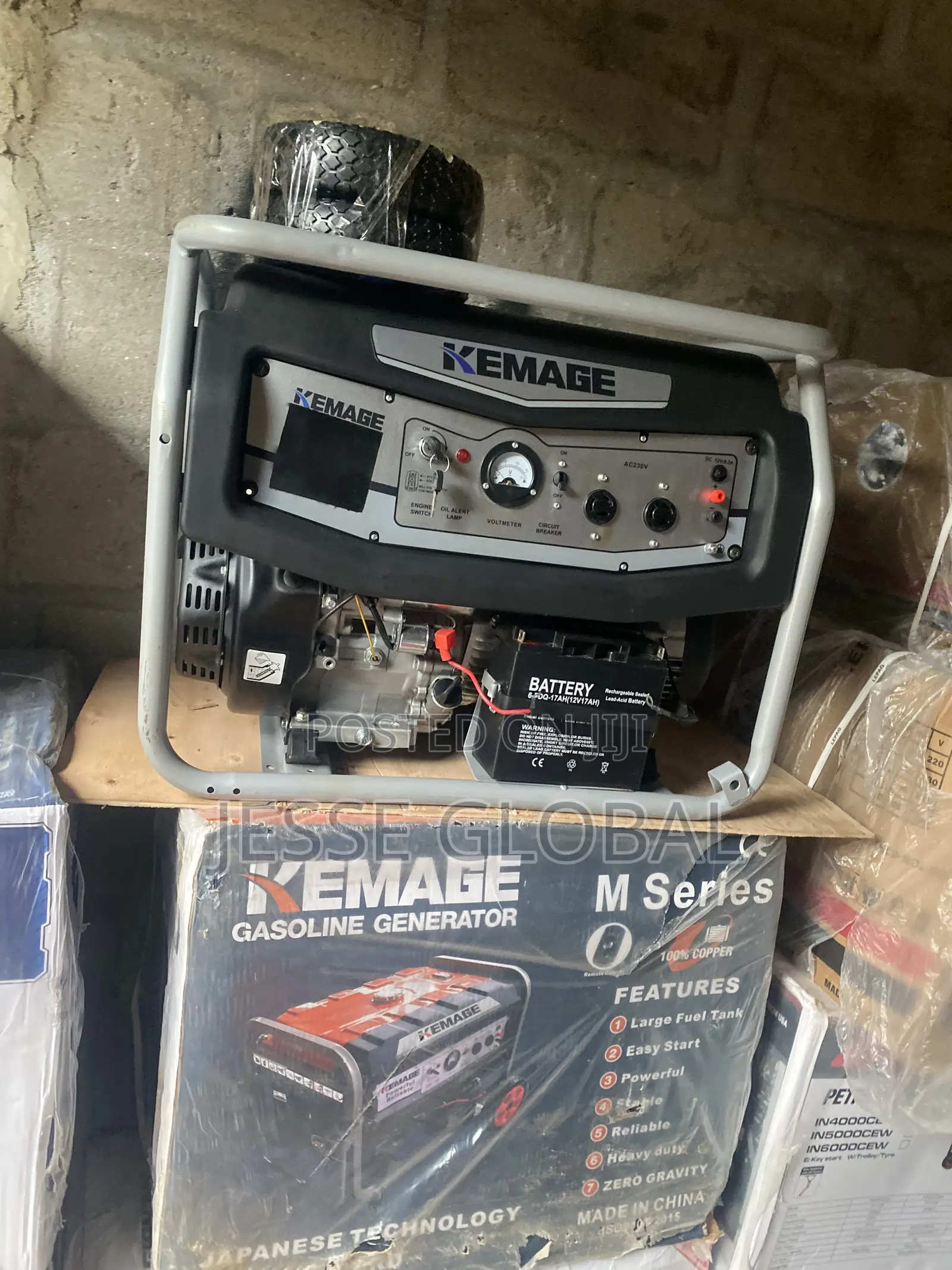 Brand New KEMAGE 10KVA Petrol Generator With Remote