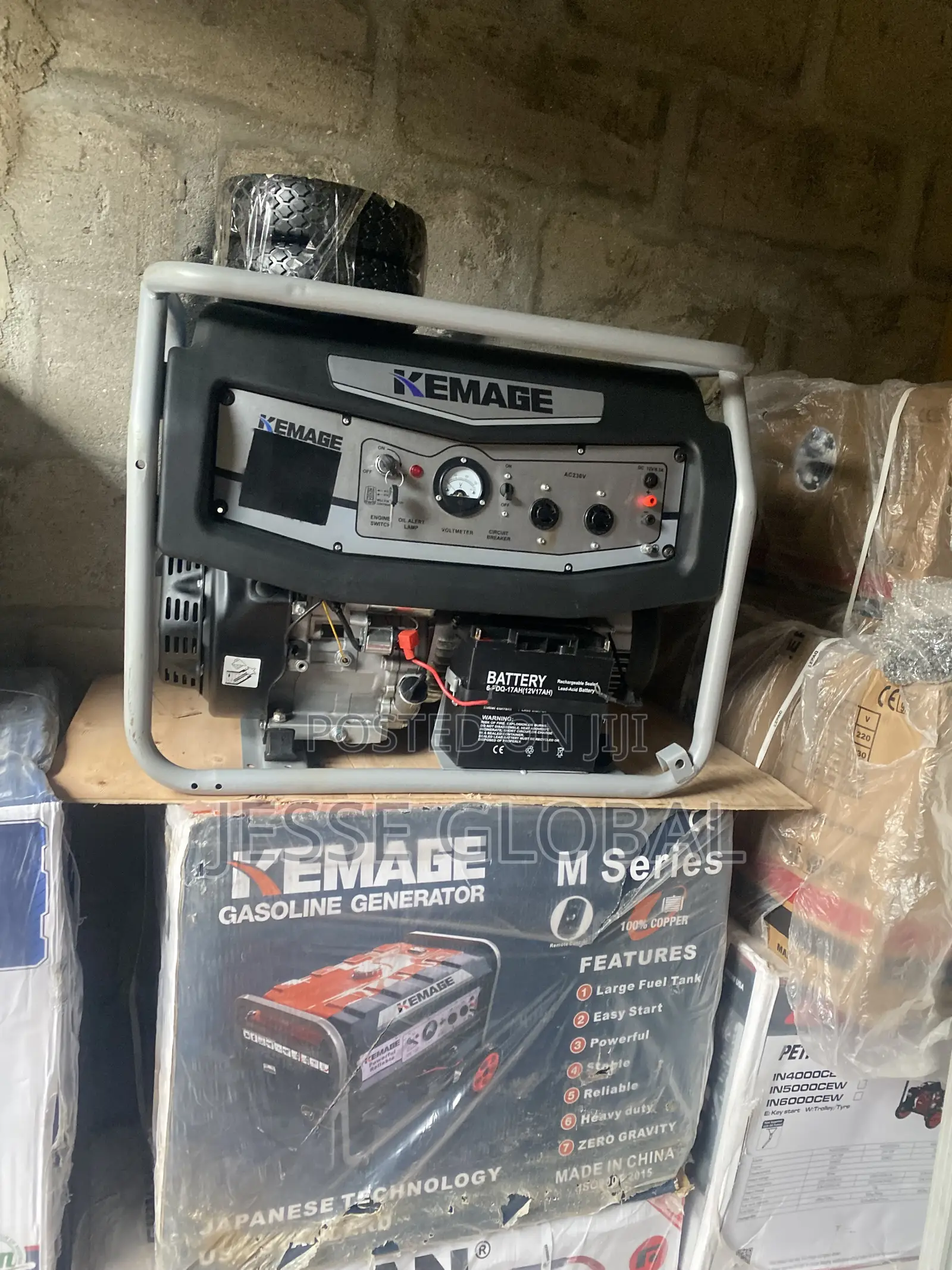 KEMAGE 10KVA Heavy-Duty Petrol Generator With Remote Start