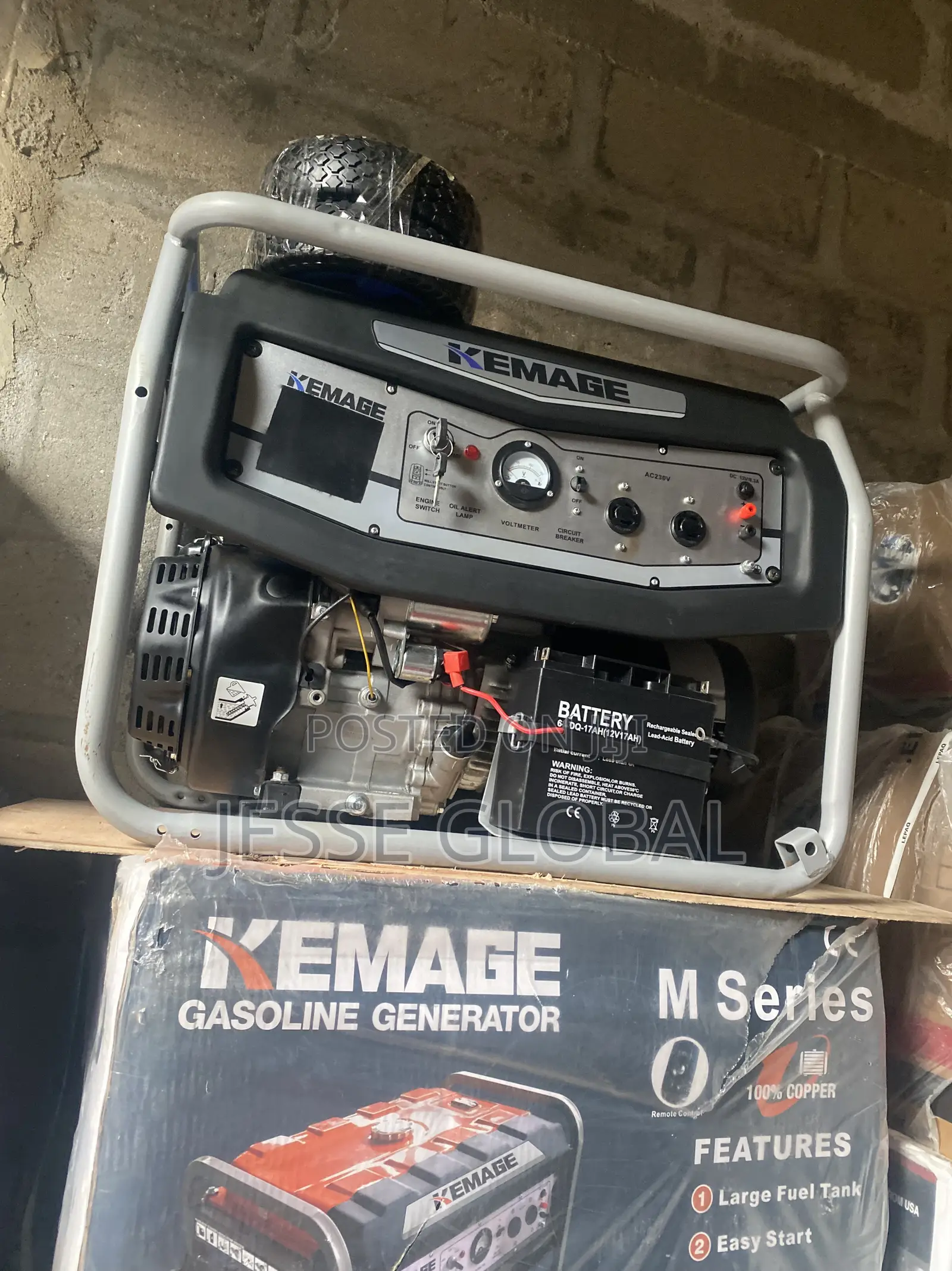 KEMAGE 10KVA Petrol Generator – Remote Start System