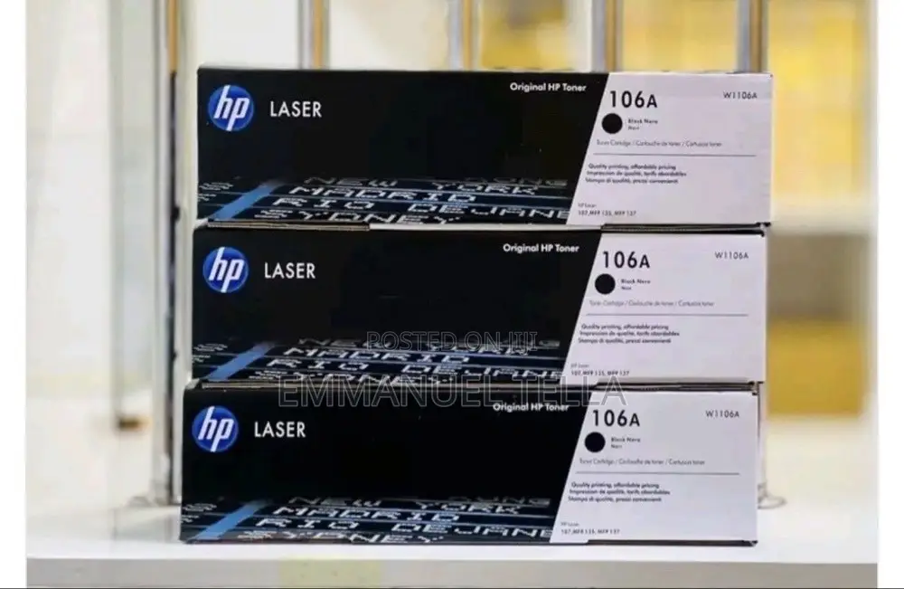 HP 106A Black Original Laser Toner Cartridge