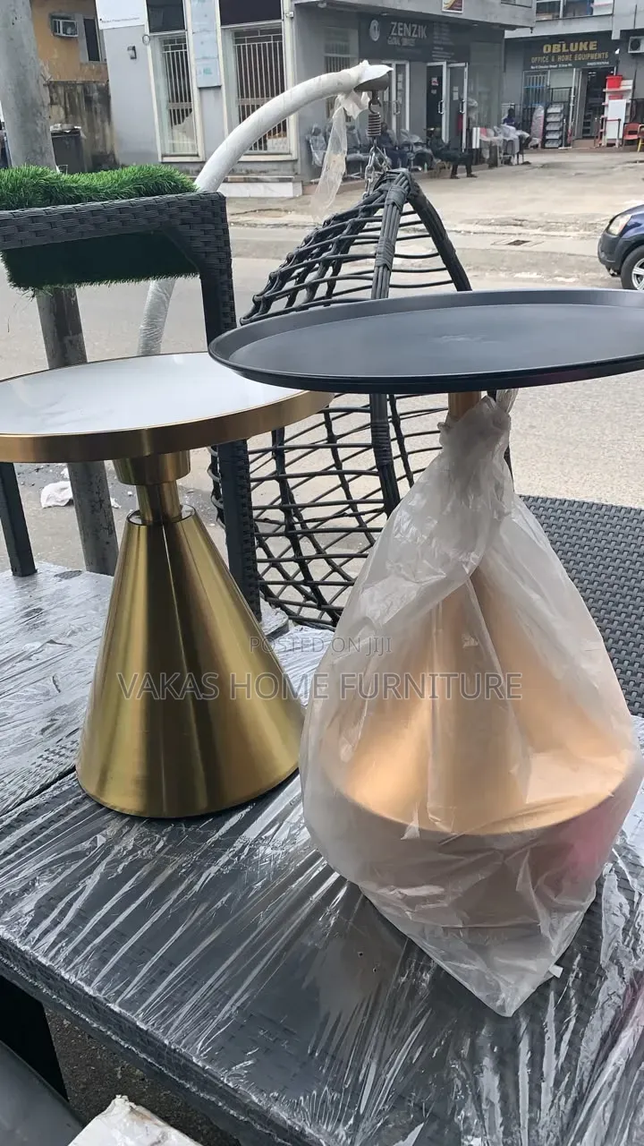 Single Marble Top Side Stools