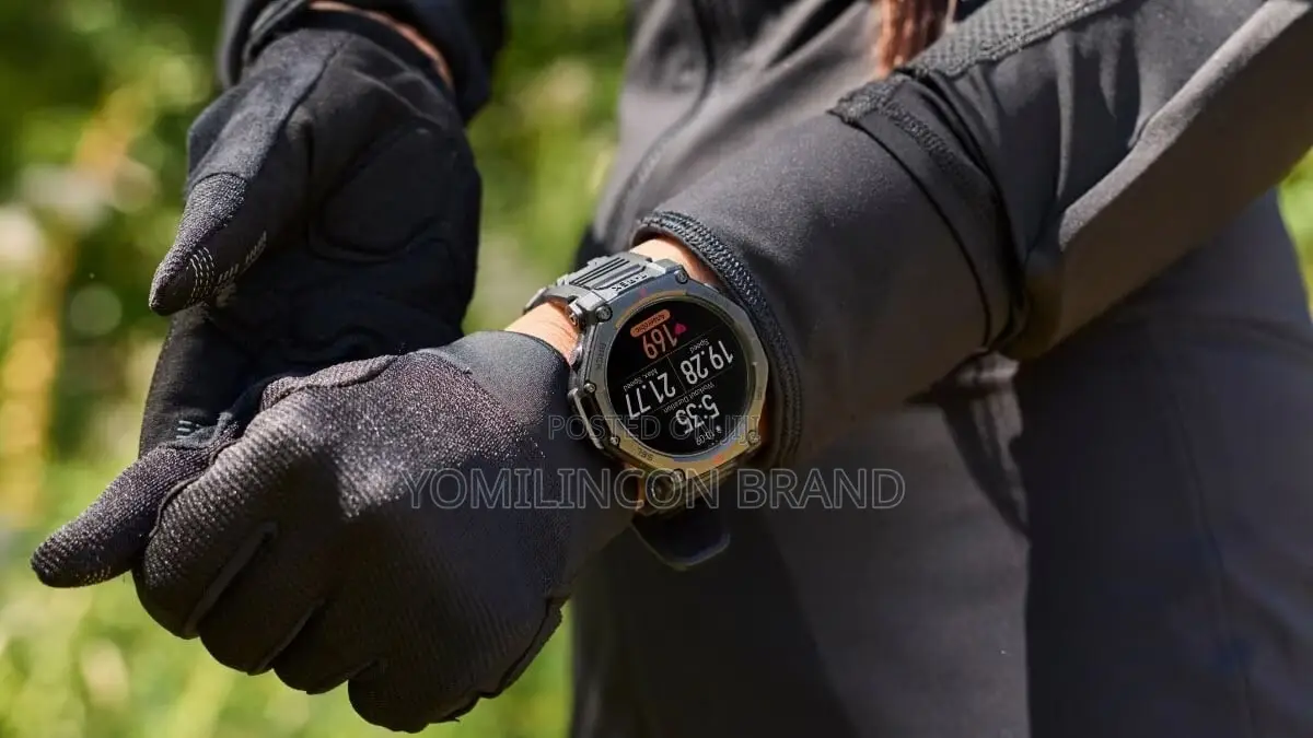 Amazfit T-Rex Dual Solar Smart Watch,51mm,AMOLED,Offline Maps,Ti Bezel