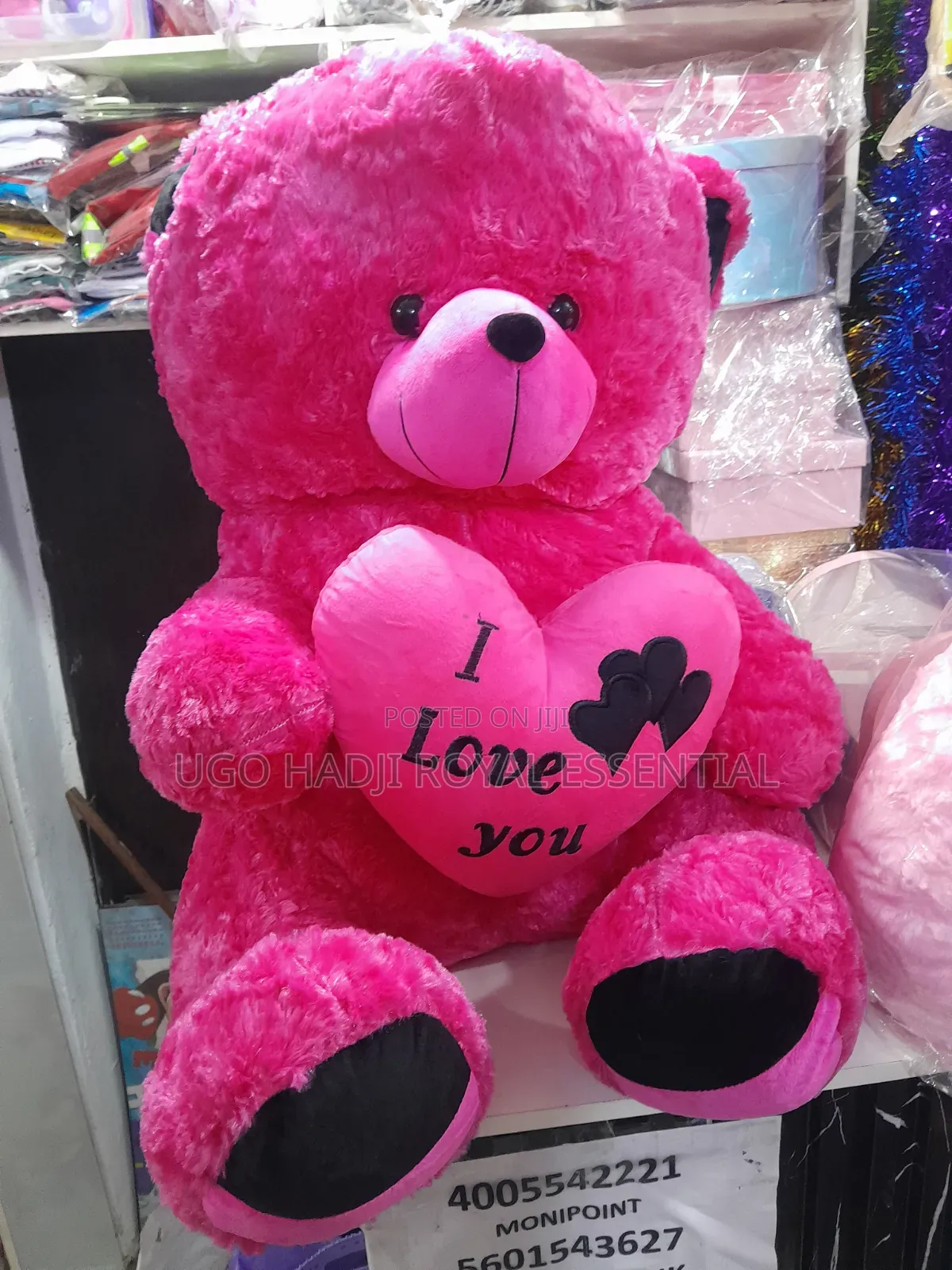 • Large Valentine Plush Love Teddy Bear – Romantic Gift (Red)