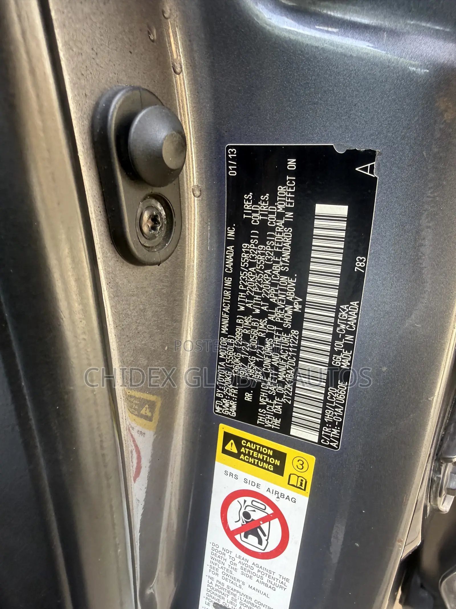 Lexus RX 350 FWD 2013 Gray