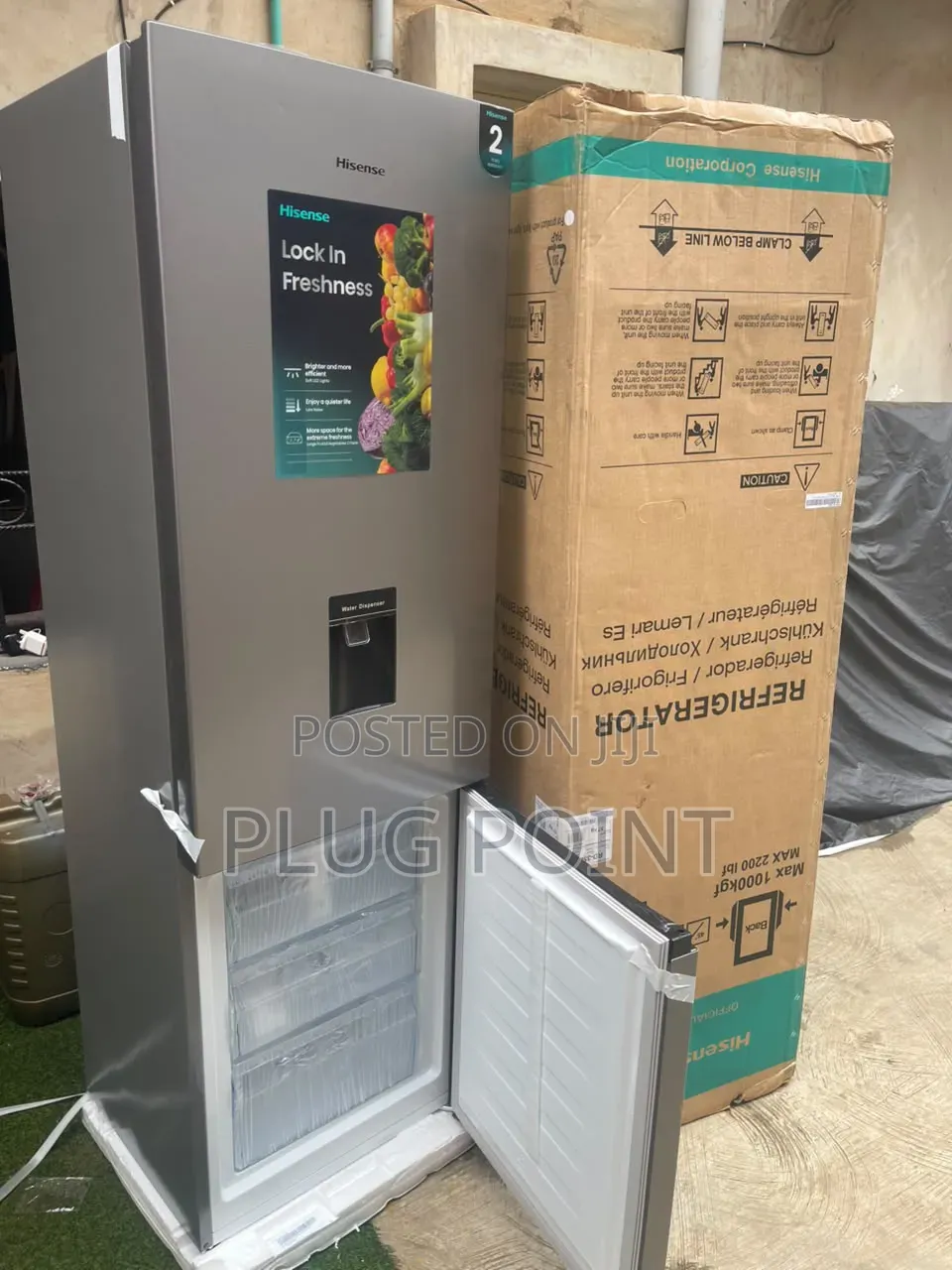 Hisense 268L Two Door Bottom Freezer Refrigerator