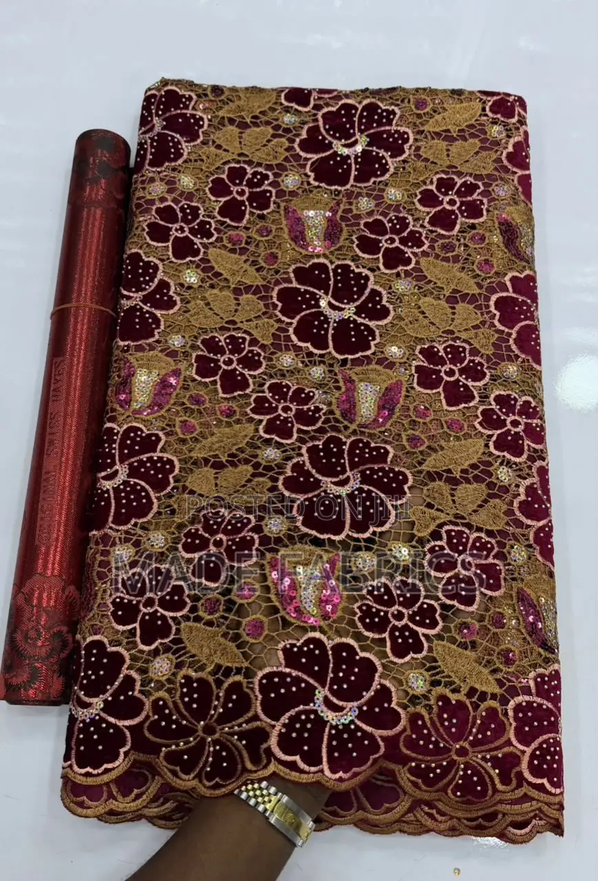 Velvet Guipure Lace