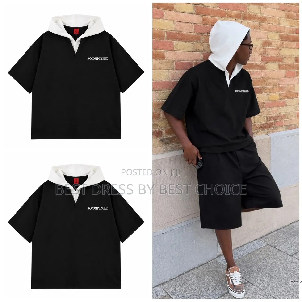 Premium High Quality Standards Shirt With Hoodie Cap