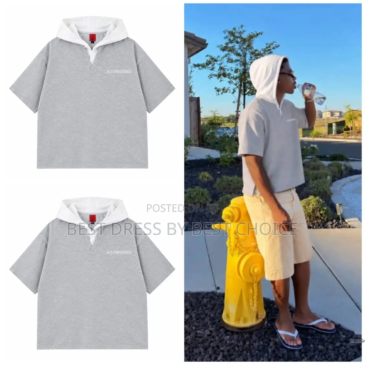 Premium High Quality Standards Shirt With Hoodie Cap