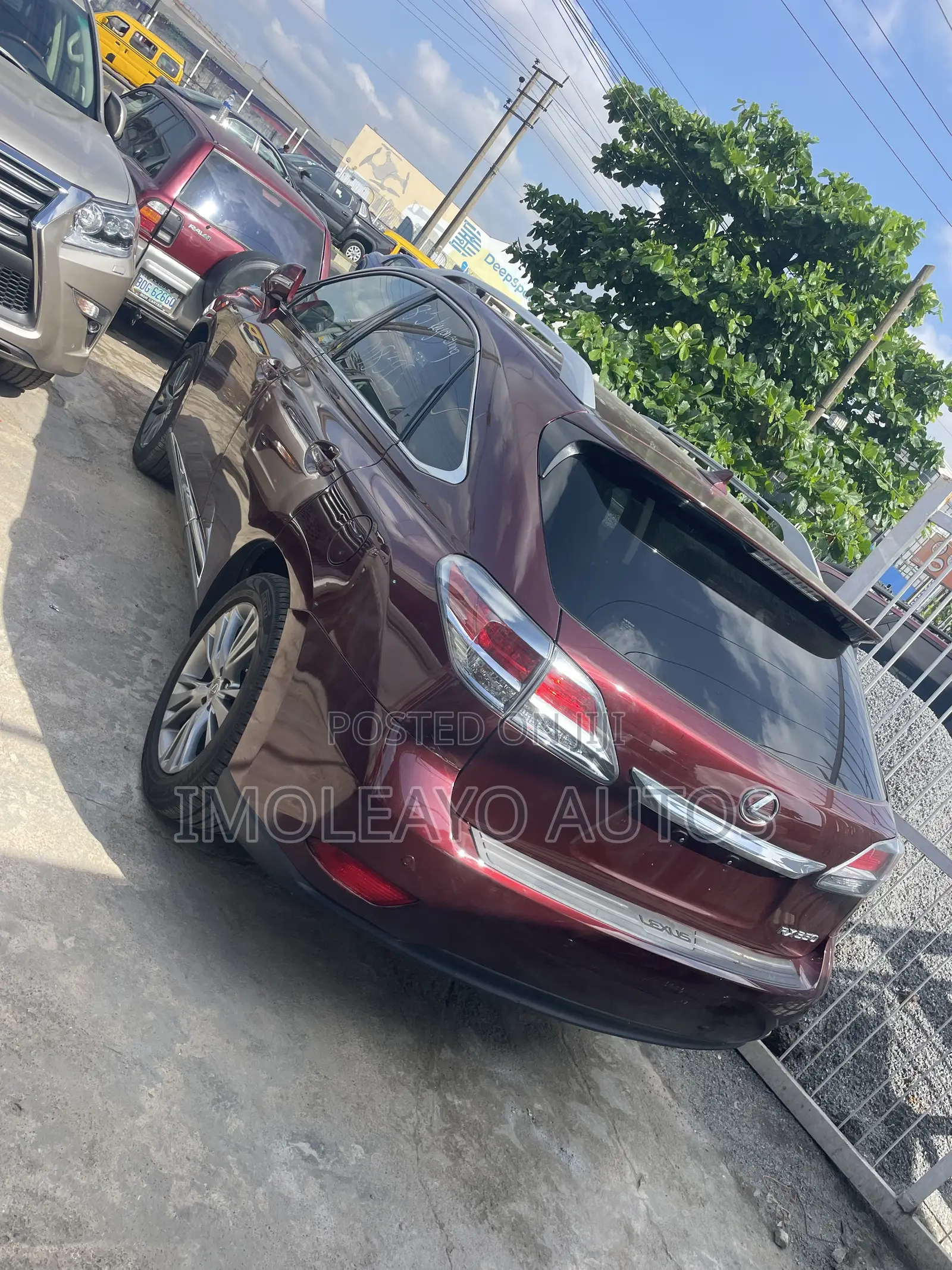 Lexus RX 350 AWD 2013 Burgundy