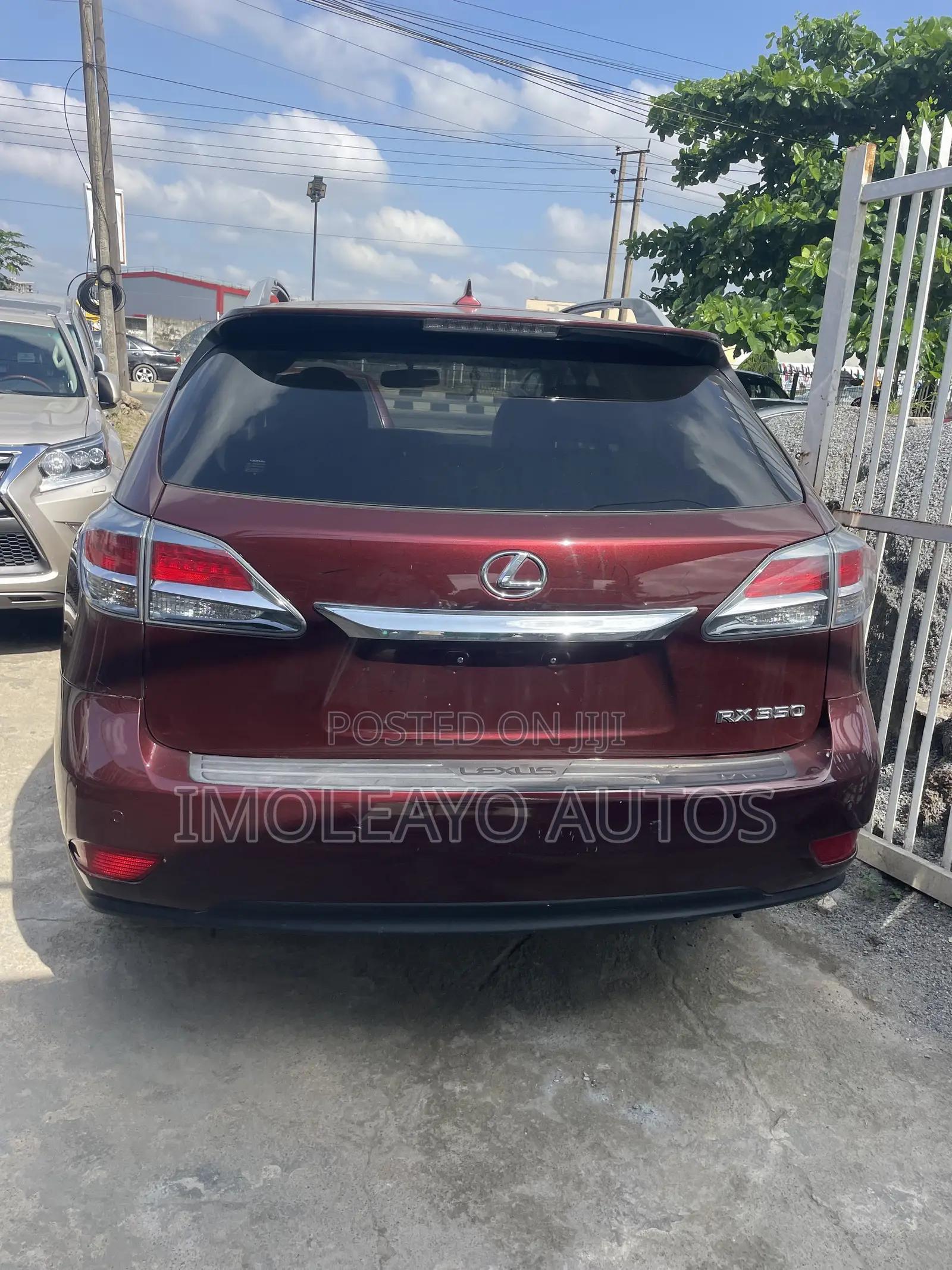 Lexus RX 350 AWD 2013 Burgundy