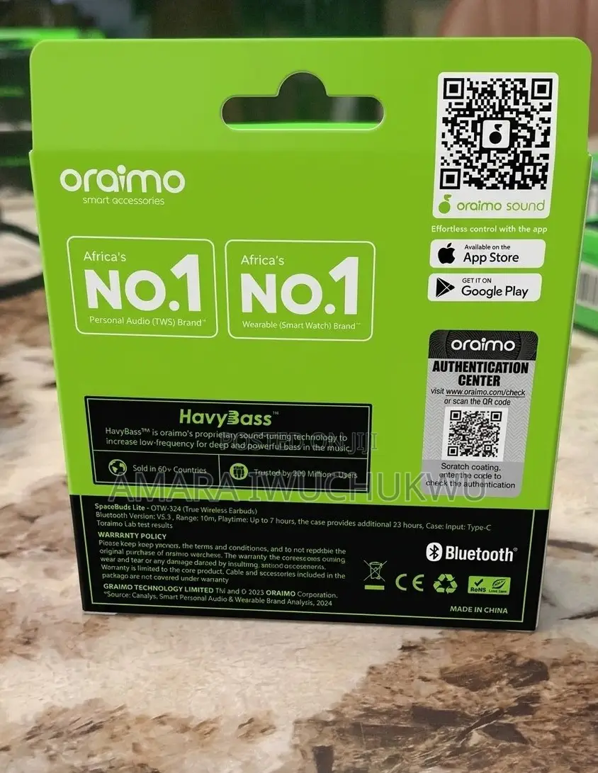 Oraimo SpaceBuds Lite Heavy Bass Earbuds