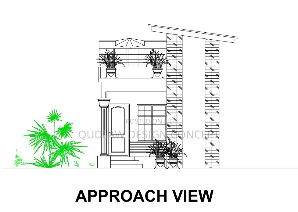 3 Bedroom With Sit Out Architectural Design