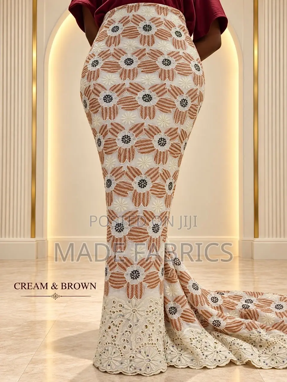 3D Floral Guipure Lace