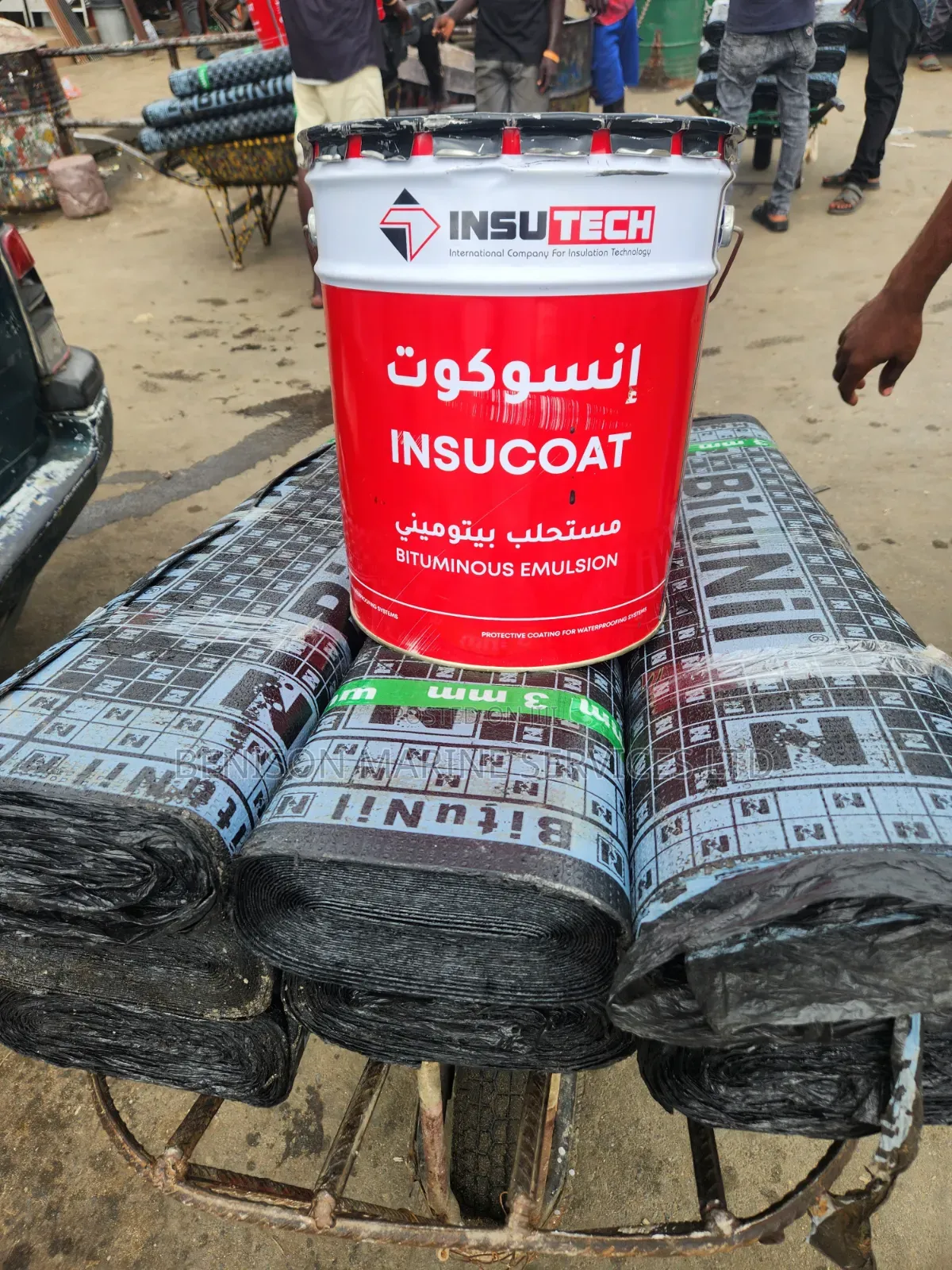 3mm 10 Square Meters Bitumen Felt and Waterproof Primer/Coating