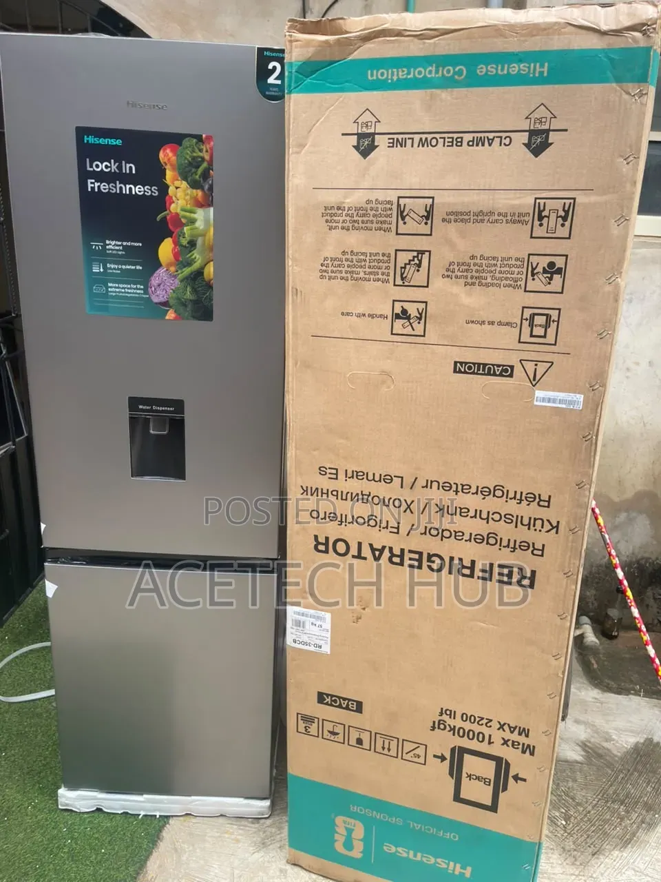 Hisense 264L Double Door Fridge for Sale
