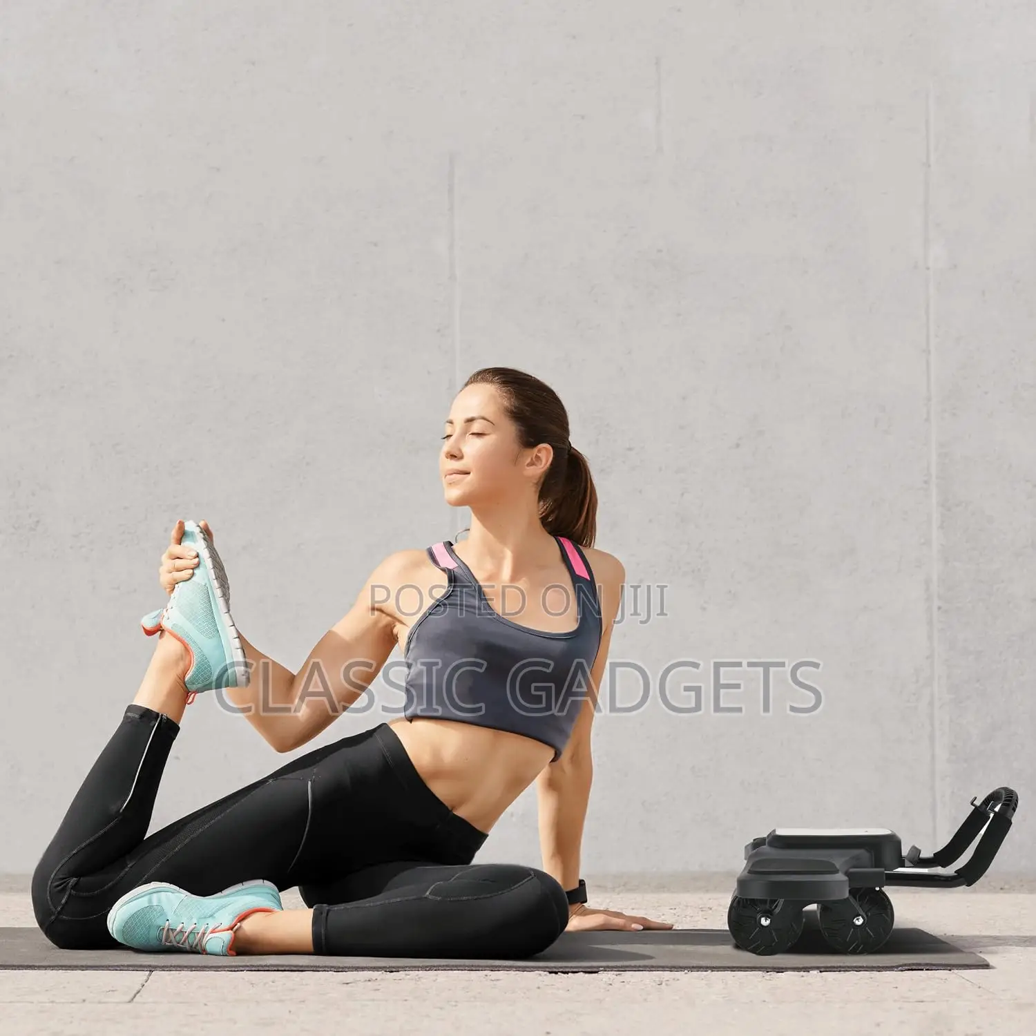 Green Lion ABS Exercise Roller With Digital Display