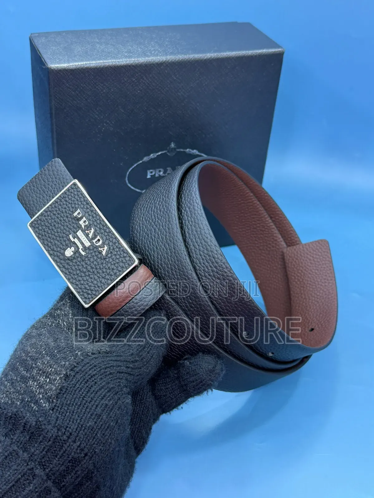 Original Prada Men's Lether Belts 100% Authentic Guaranteed