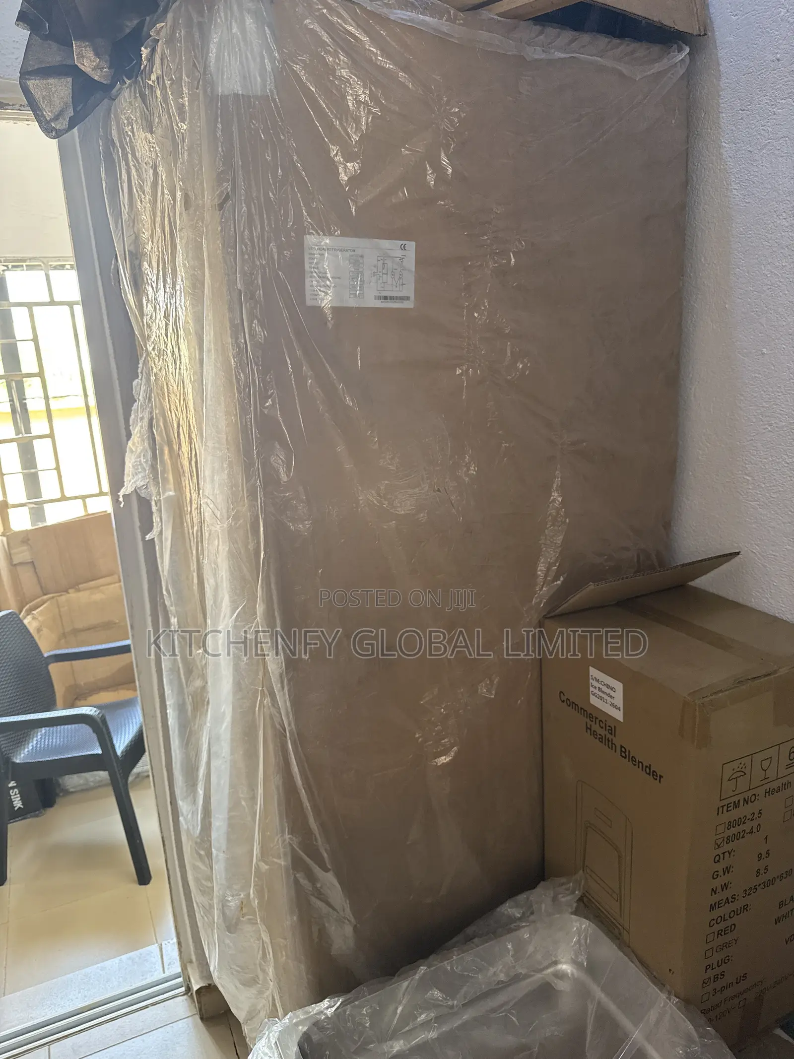 Stainless Vertical Freezer