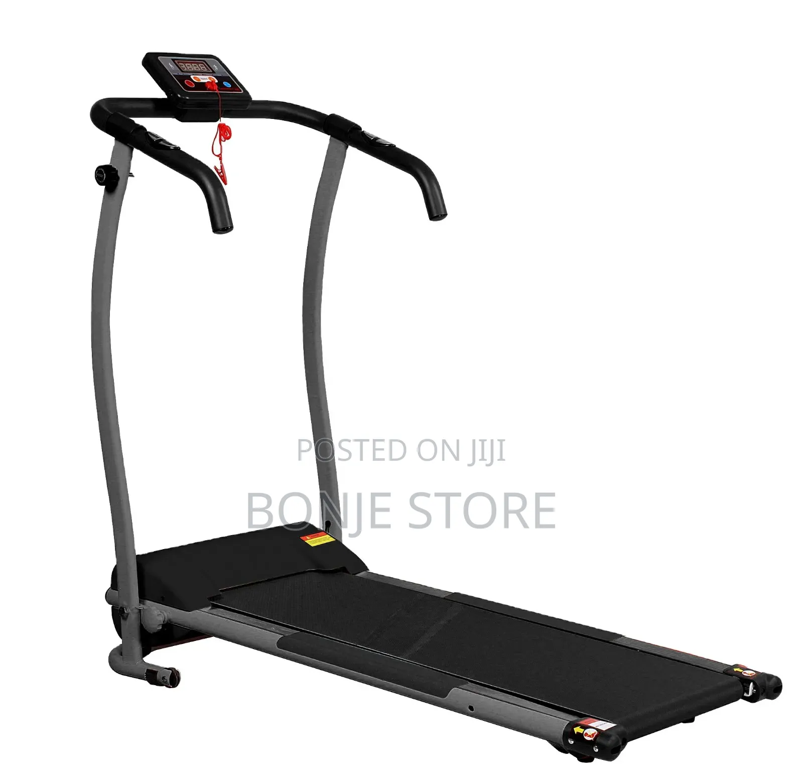 Treadmill Machine LCD Screen Mechanical Driving Foldable Walking Pad