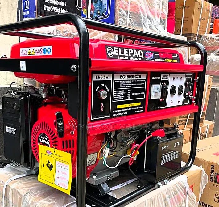 7.5kva Elepaq Generator – Key Start | Powerful & Reliable 100%copper