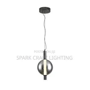 Modern Chrome Sphere Pendant Light
