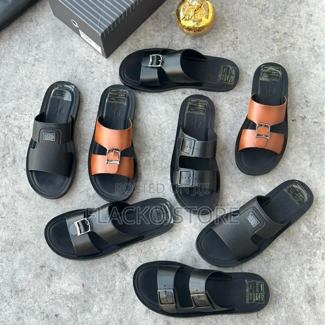 High Quality Giampieronicola Italian Leather Slippers