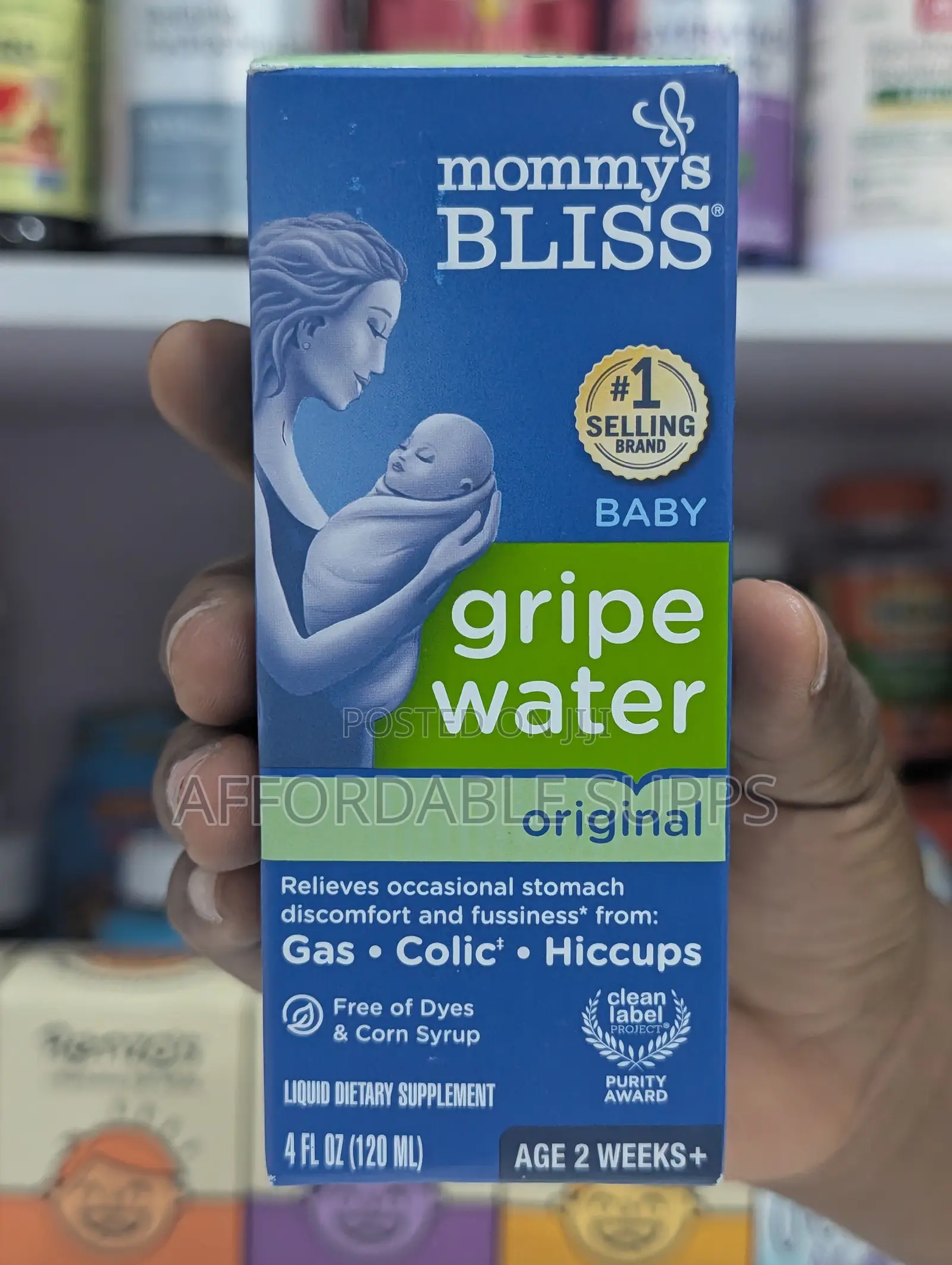 Mommy’s Bliss Gripe Water for Babies 120ml – Alcohol-Free