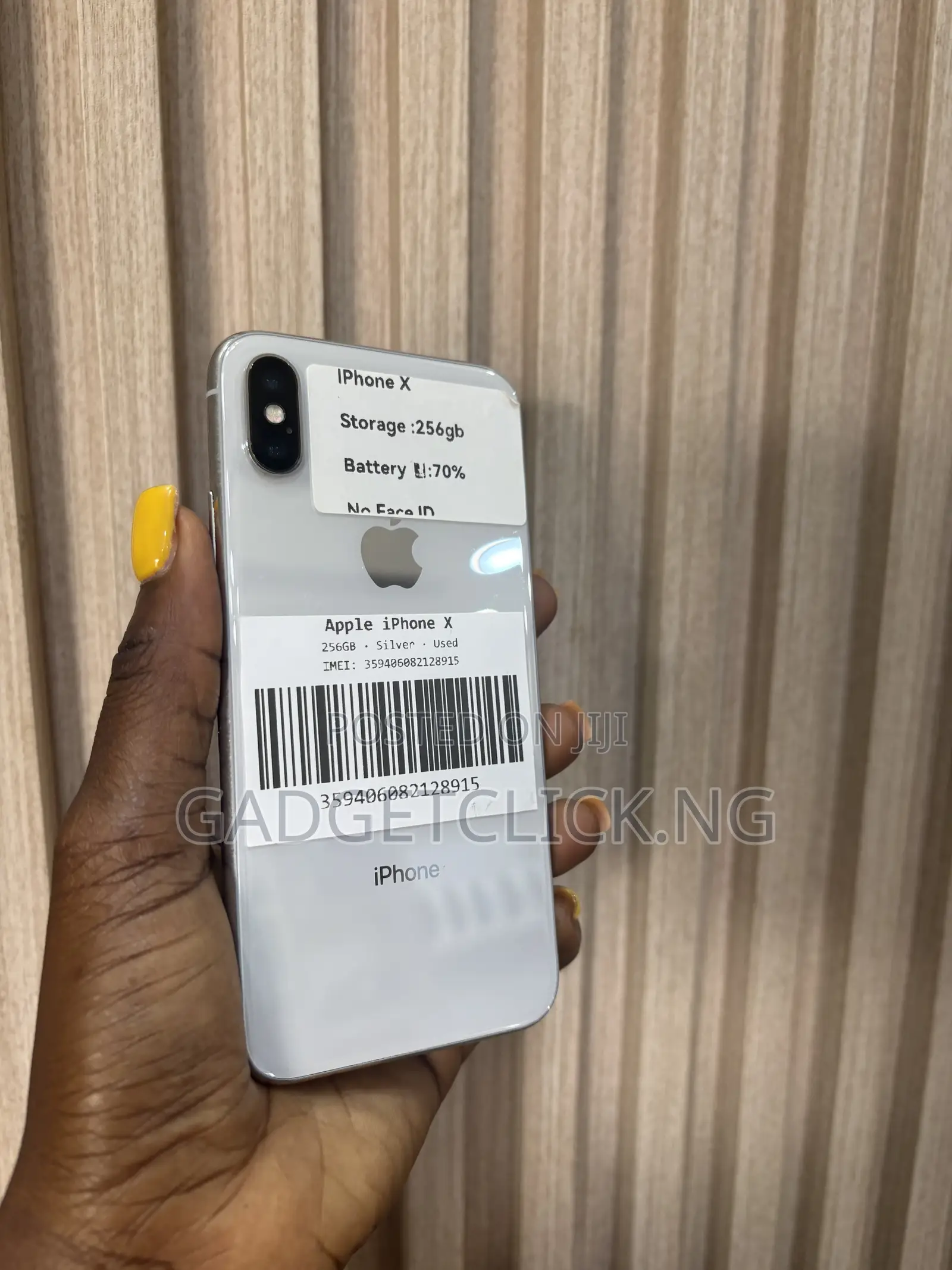 Apple iPhone X 256 GB Silver
