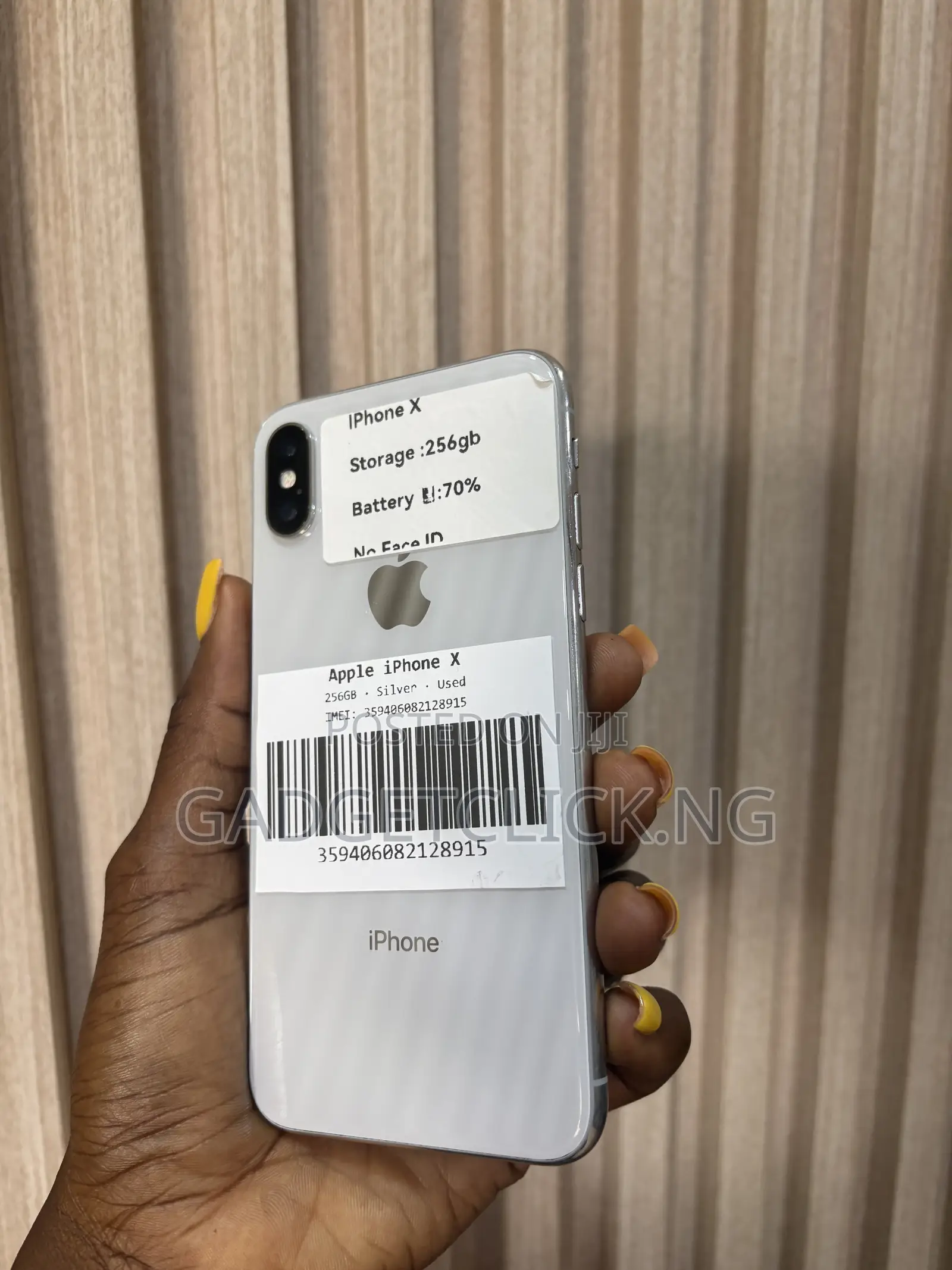 Apple iPhone X 256 GB Silver