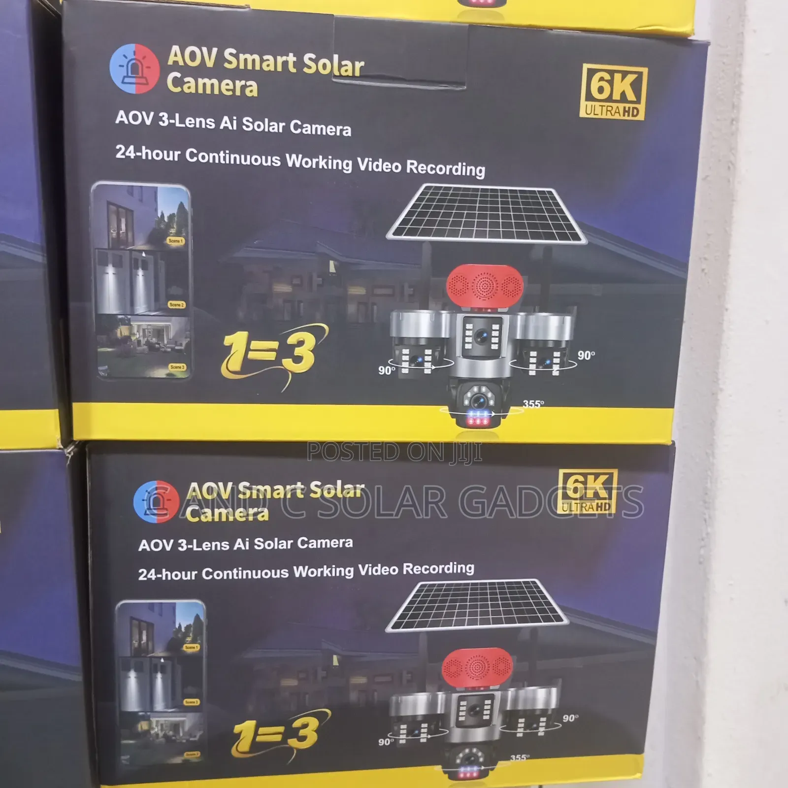 Hieasy AOV Smart Solar Camera 3 Lens