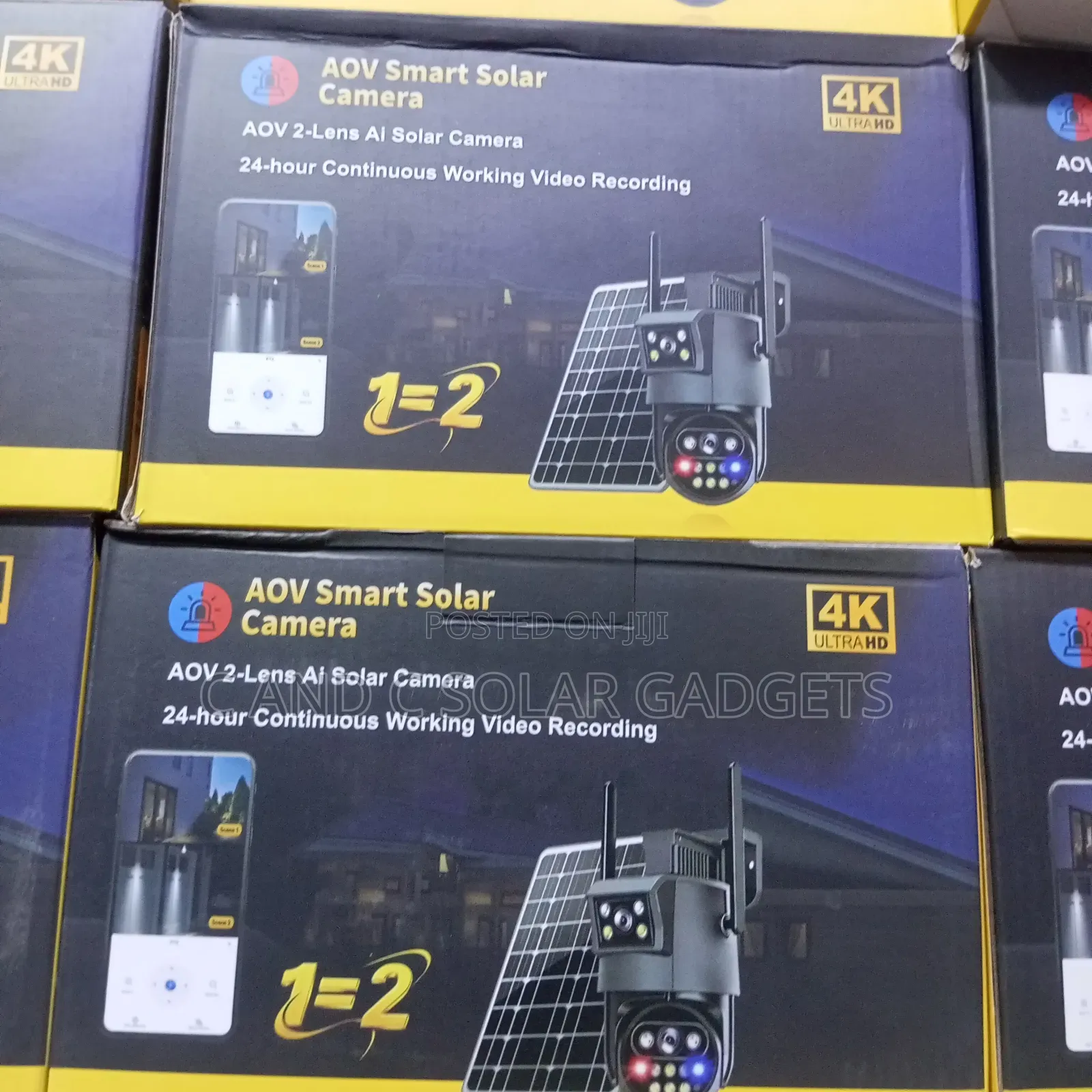 Hieasy AOV Smart Solar Camera Dual Lens Lens