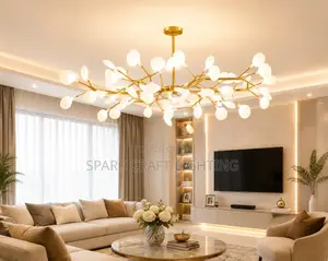 Luxury Golden Branch LED Chandelier