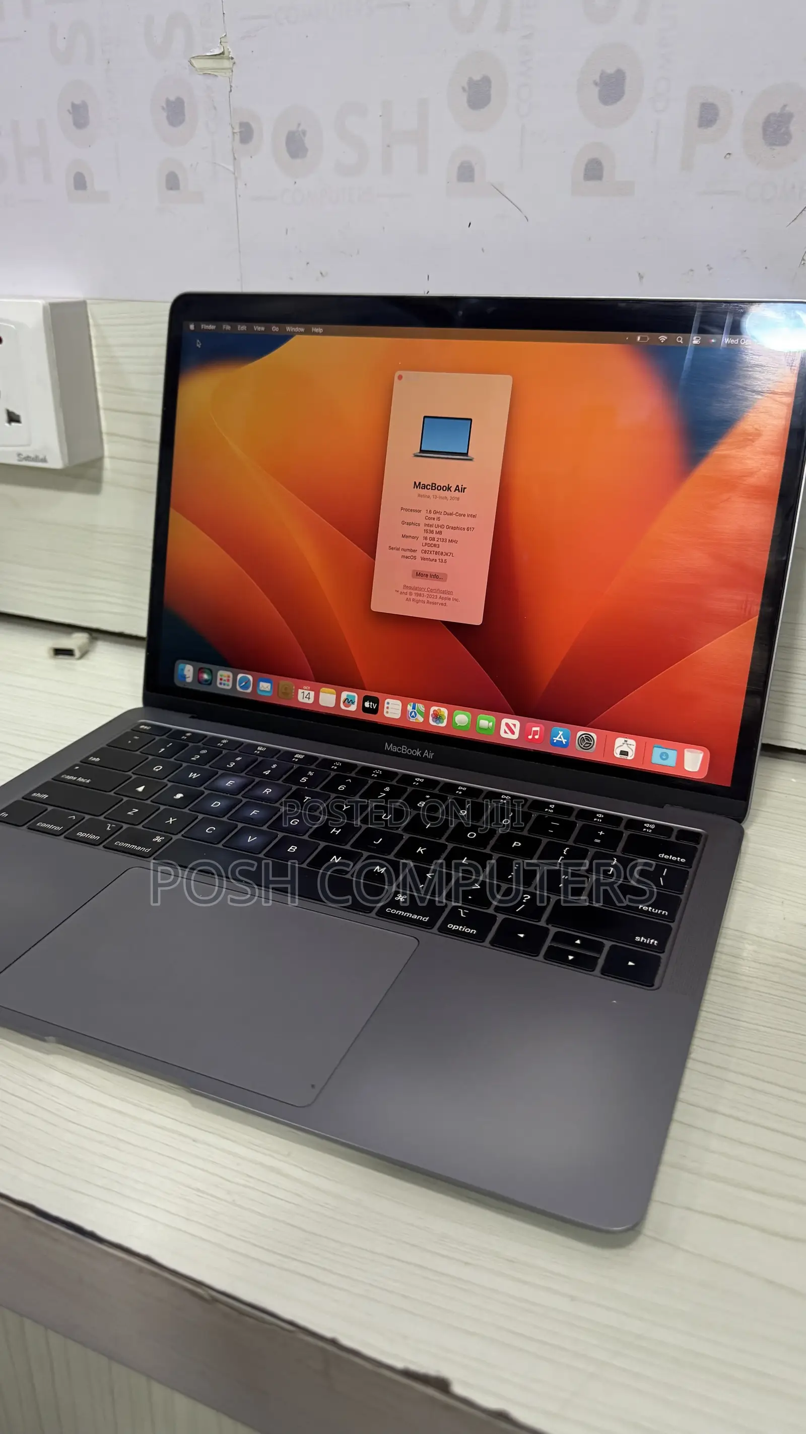 Laptop Apple MacBook Air 2018 16GB Intel Core i5 SSD 256GB