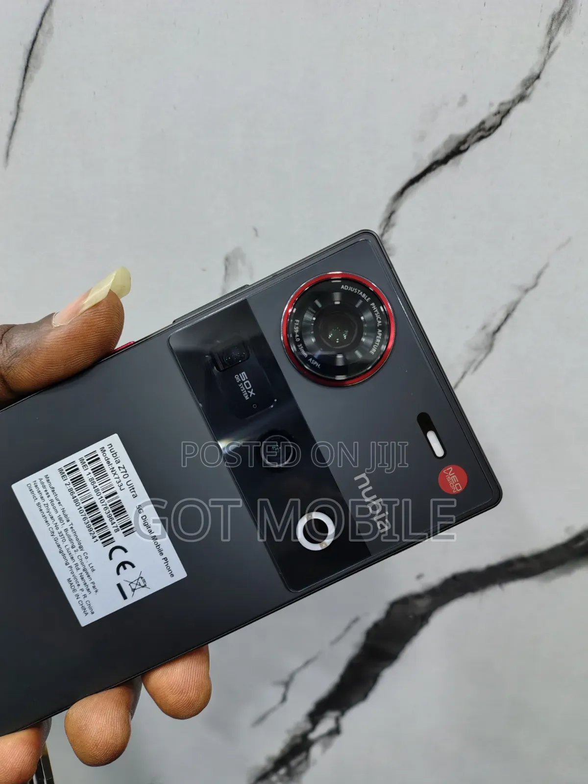 ZTE nubia Z70 Ultra 256 GB Black